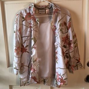 Alfred Dunner Floral Blouse